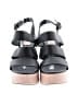 AGL Black Sandals Size EU (IT) 39 1/2 / US 9 1/2 - photo 2