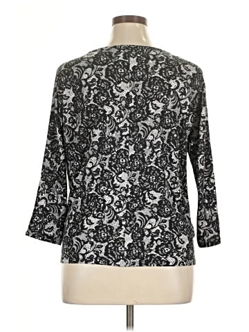 Cathy Daniels 3/4 Sleeve Blouse (view 2)