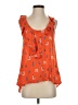Maeve 100% Polyester Orange Sleeveless Blouse Size 2 - photo 1