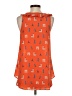Maeve 100% Polyester Orange Sleeveless Blouse Size 2 - photo 2