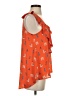 Maeve 100% Polyester Orange Sleeveless Blouse Size 2 - photo 4