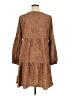 Unbranded Animal Print Brown Casual Dress Size XXL (estimated) - photo 2