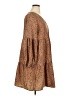 Unbranded Animal Print Brown Casual Dress Size XXL (estimated) - photo 4