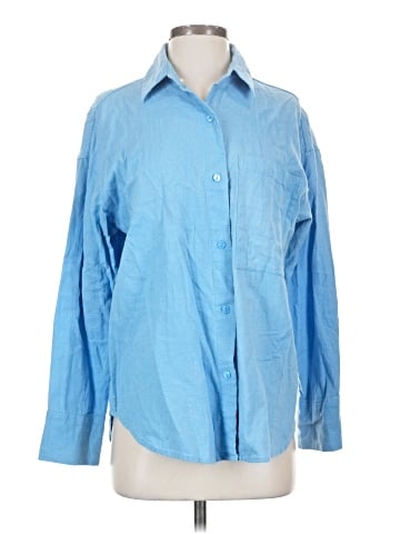 Abercrombie & Fitch Long Sleeve Button-Down Shirt (view 1)