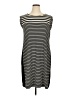 Chico's Stripes Black Casual Dress Size XL (3) - photo 1