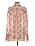 Paige Pink Long Sleeve Blouse Size S - photo 2