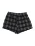 About A Girl Plaid Black Shorts Size M - photo 2