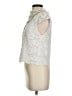 Alice + Olivia 100% Polyester Silver Short Sleeve Top Size 4 - photo 5