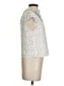 Alice + Olivia 100% Polyester Silver Short Sleeve Top Size 4 - photo 4