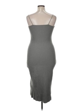 sachin and babi light blue dress ASOS Design Pleated Shoulder Midi Pencil Dress in Black