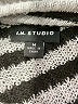 I.N. Studio Stripes Black Poncho Size M - photo 7