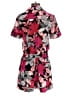 Thakoon 100% Silk Tropical Pink Romper Size 2 - photo 2