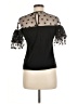 J.Crew 100% Nylon Black Short Sleeve Top Size M - photo 2