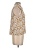 Faherty 100% Rayon Orange Sleeveless Blouse Size S - photo 4