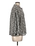 Anna Kay Paisley Silver Long Sleeve Blouse Size L - photo 4