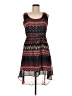 Olive and Oak 100% Polyester Chevron-herringbone Red Casual Dress Size M - photo 1