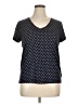 Gap Polka Dots Blue Short Sleeve T-Shirt Size XL - photo 1