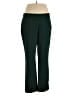 Melani Solid Green Active Pants Size 14 - photo 1