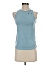 Nike Solid Blue Active Tank Size XS - photo 1