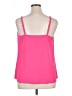 Aqua Green Pink Sleeveless Blouse Size XL - photo 2