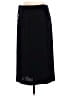 MNG Solid Black Casual Skirt Size M - photo 2