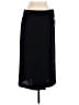 MNG Solid Black Casual Skirt Size M - photo 1