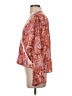 Anthropologie 100% Polyester Orange Long Sleeve Blouse Size S - photo 5