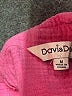 Davi & Dani Polka Dots Pink Long Sleeve Blouse Size M - photo 7
