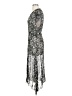 Amour Vert 100% Viscose Paisley Silver Cocktail Dress Size XS - photo 5