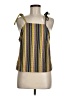 TeXTURE & THREAD Madewell 100% Polyester Yellow Sleeveless Blouse Size M - photo 1