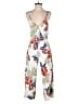 See You Monday Tropical White Jumpsuit Size S - photo 1