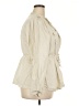 Torrid 100% Cotton Ivory Long Sleeve Blouse Size 3X Plus (3) - photo 4