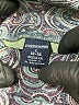 Lands' End Paisley Gray Long Sleeve Blouse Size L - photo 7