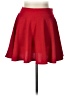 Urban Coco Solid Red Casual Skirt Size L - photo 1