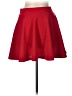 Urban Coco Solid Red Casual Skirt Size L - photo 2