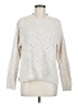 Weatherproof 100% Polyester Chevron-herringbone Ivory Pullover Sweater Size M - photo 1