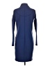 Athleta Solid Blue Casual Dress Size S - photo 2
