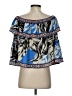 Flying Tomato Blue 3/4 Sleeve Blouse Size S - photo 2