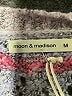 Moon & Madison Color Block Pink Purple Pullover Sweater Size M - photo 6