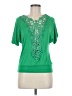 Varga Green Short Sleeve Top Size M - photo 1