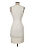 Express Outlet Solid Ivory Cocktail Dress Size XXS - photo 2