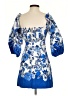 Cara Cara 100% Cotton Blue Cocktail Dress Size XS - photo 2