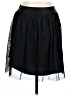 Maurices 100% Polyester Solid Black Casual Skirt Size L - photo 1