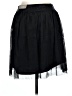 Maurices 100% Polyester Solid Black Casual Skirt Size L - photo 2
