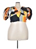 The Drop Orange Short Sleeve Blouse Size XXL - photo 1