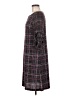 Gabby Skye Plaid Gray Casual Dress Size 8 - photo 5