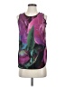 Vida 100% Polyester Purple Sleeveless Blouse Size XS - photo 1
