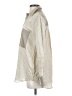 Zara Stripes Ivory Long Sleeve Blouse Size XS - photo 5