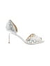 Badgley Mischka Silver Gray Sandals Size 11 - photo 1