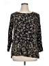 J.Jill 100% Rayon Black 3/4 Sleeve Blouse Size XL - photo 1